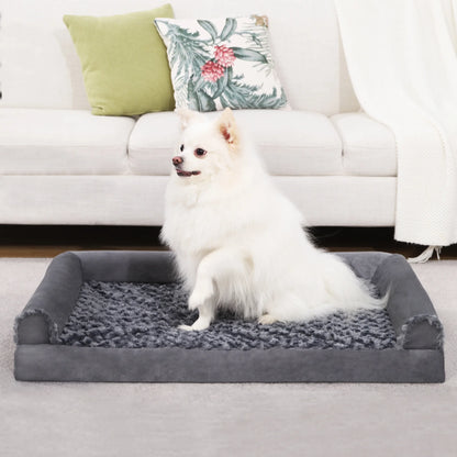 29-Inch Orthopedic Dog Bed for Medium Breeds with Waterproof, Washable Cover and Memory Foam Filling