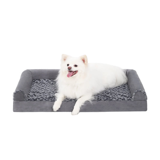 29-Inch Orthopedic Dog Bed for Medium Breeds with Waterproof, Washable Cover and Memory Foam Filling